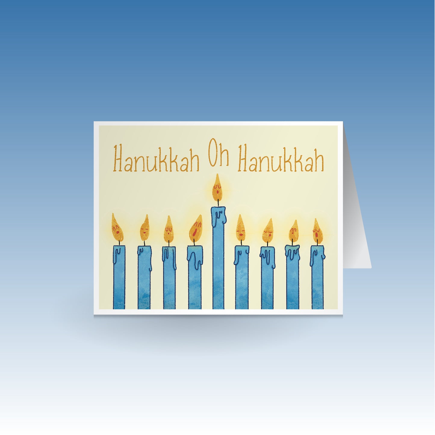 "Hanukkah Oh Hanukkah" — Hanukkah Card