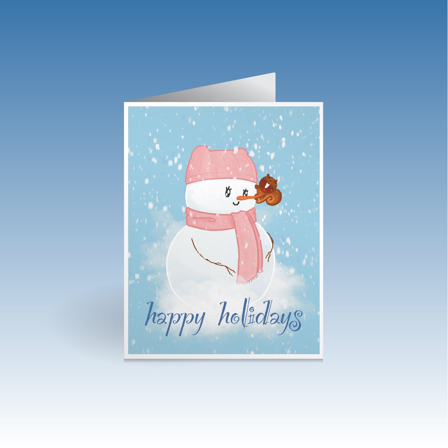 "Happy Holidays" — Snow Buddies Holiday Card