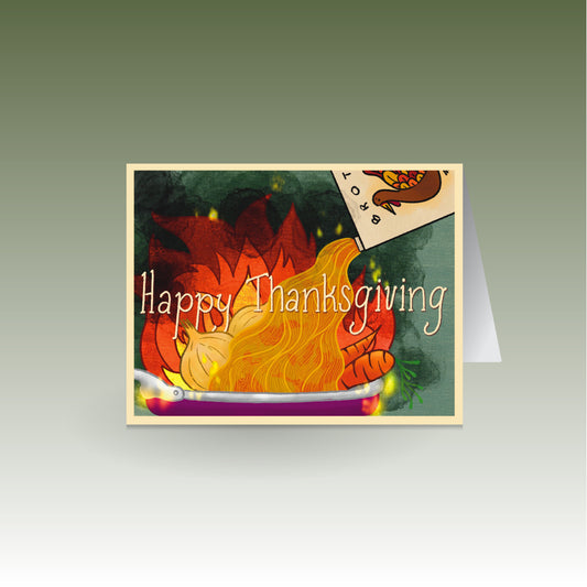 "Happy Thanksgiving" —Thanksgiving Card