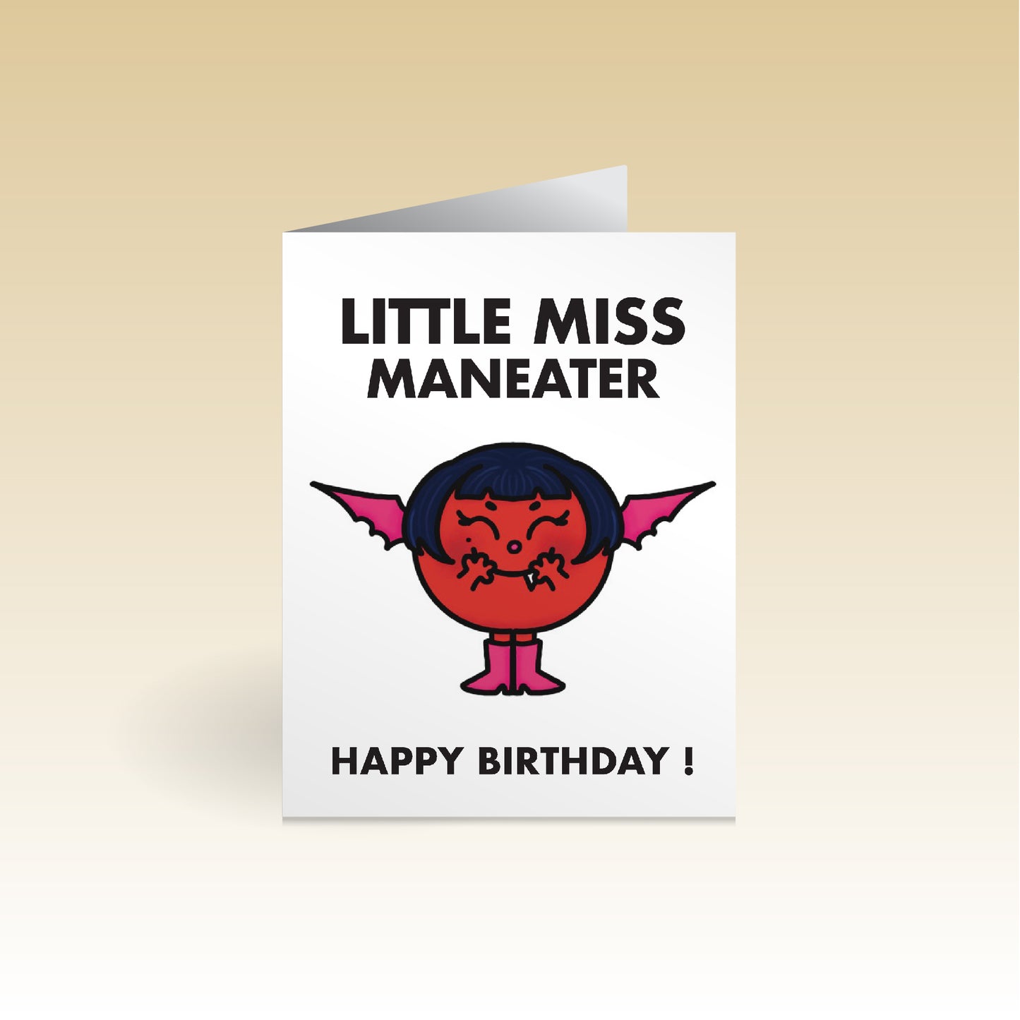 "Little Miss Maneater - Happy Birthday!" — Birthday Card